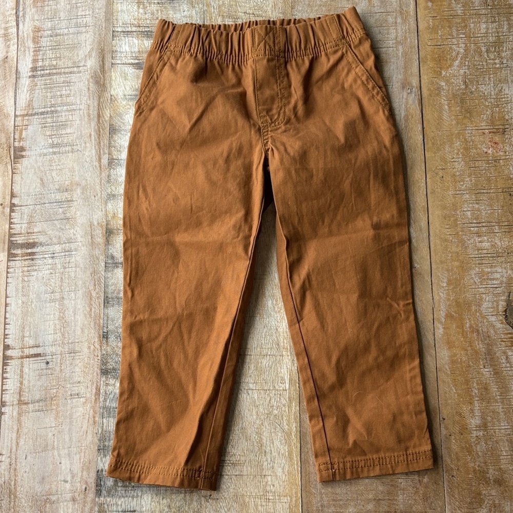 NWOT Carter’s Boys Brown Pants 3t - Picture 2 of 5
